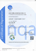 YDF TS16949中文證書